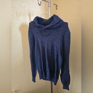 Goodfellow & Co Men's Navy Blue Pull Over Sweater